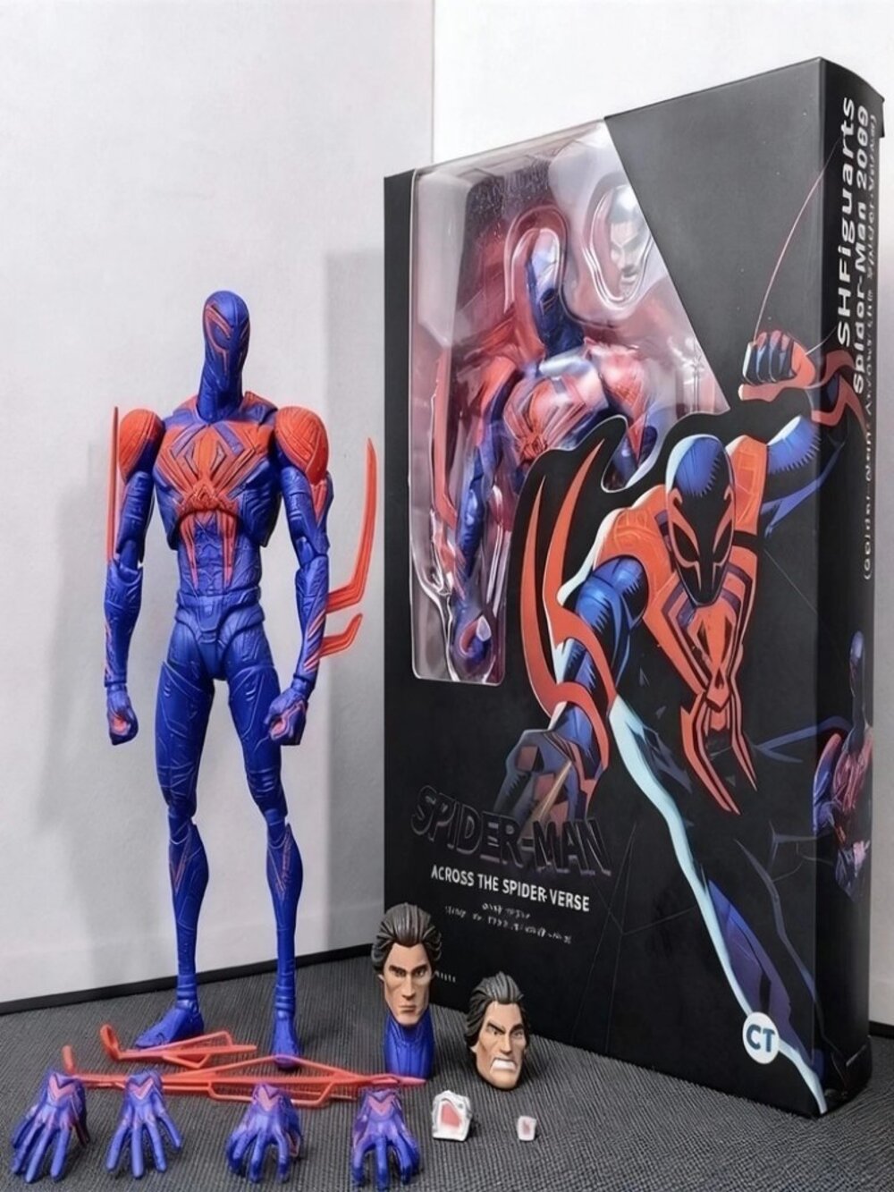 Spider-Man 2099 Across The Spider-Verse SHF Action Figure Collectible - Picture 1 of 7